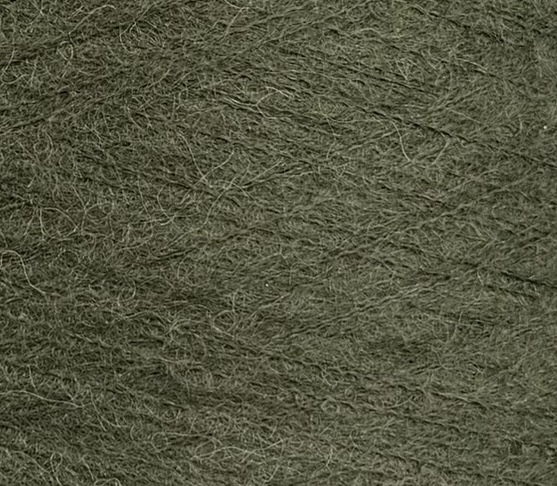 Pecci Filat Art. Soriano – Garn aus Babyalpaka und Merino col. Verde militare